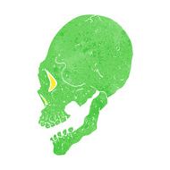 spooky skull illustration N3