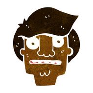 cartoon shocked face N11