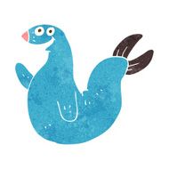cartoon happy seal N11
