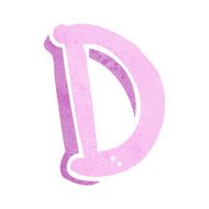 cartoon letter d N9