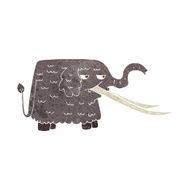 cartoon woolly mammoth N6