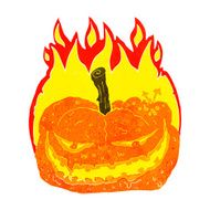 cartoon halloween pumpkin N29