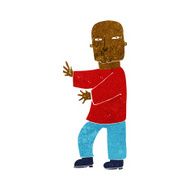 cartoon tough man N10