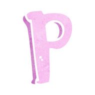 Cartoon Letter P N14