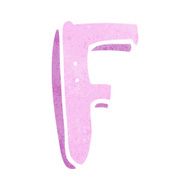 Cartoon Letter F N11