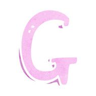cartoon letter g N11