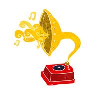 cartoon phonograph N6