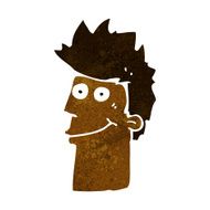 cartoon happy man N286