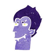 cartoon vampire face N20