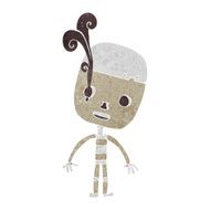 cartoon sad robot N5