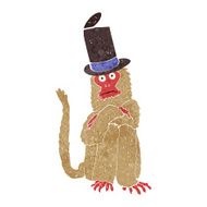 cartoon monkey wearing hat N3