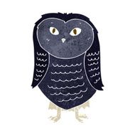 Cartoon Owl N113