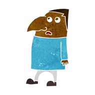 cartoon worried man N60