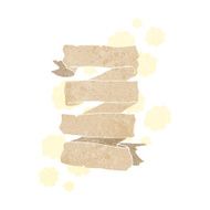 cartoon heraldic scroll banner N6