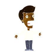 cartoon screaming man N13