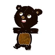 cartoon black bear N23