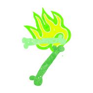 cartoon halloween bone number N51