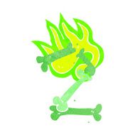 cartoon halloween bone number N52