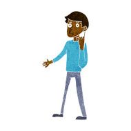 Cartoon Man Asking Question N62