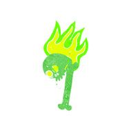 cartoon halloween bone number N54
