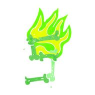 cartoon halloween bone number N55