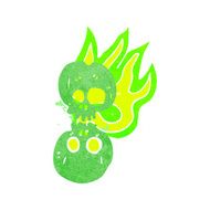 cartoon halloween bone number N57