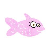 cartoon happy fish N12