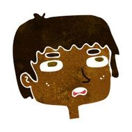 cartoon unhappy face N9