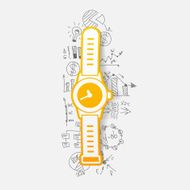 Drawing business formulas watch N18