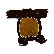 cartoon black bear body (mix and match cartoons) N2