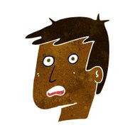 cartoon unhappy face N10