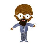 cartoon genius scientist N13