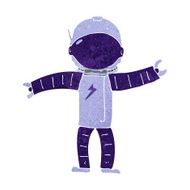 Cartoon Astronaut N89