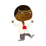 cartoon happy boy N153