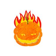 cartoon halloween pumpkin N30
