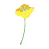cartoon flower N286