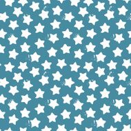 Seamless pattern of stars and dots