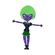 Cartoon Vampire Girl N138