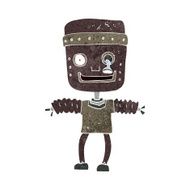 Cartoon Robot N196