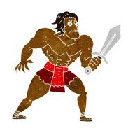 cartoon fantasy hero man N5