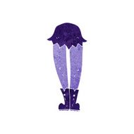 cartoon vampire legs N6