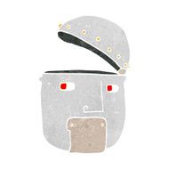 cartoon robot head N47
