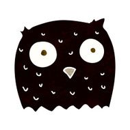 Cartoon Owl N114