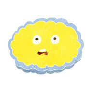 shocked cartoon cloud face N2