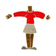 cartoon female body (add photos or mix and match cartoons) N133