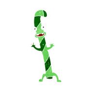 Cartoon Dancing Christmas Candy Cane N9