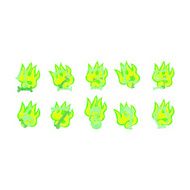 cartoon halloween bone numbers N2