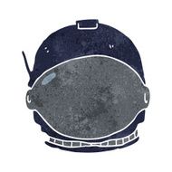 cartoon astronaut face N6