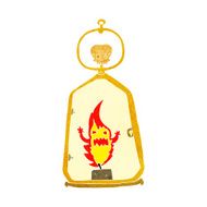 cartoon spooky lantern N17
