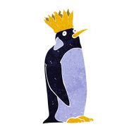 Cartoon Emperor Penguin N8